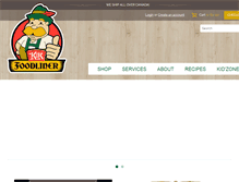 Tablet Screenshot of kandkfoodliner.com